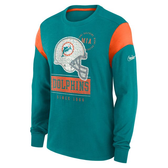 Nike Rewind (NFL Miami Dolphins) Women's Ringer T-Shirt.