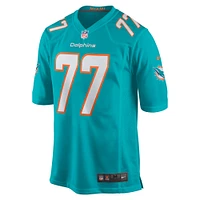 Men's Nike Isaiah Wynn  Aqua Miami Dolphins Game Jersey