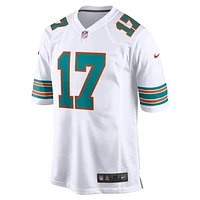 Men's Nike Jaylen Waddle White Miami Dolphins Game Jersey