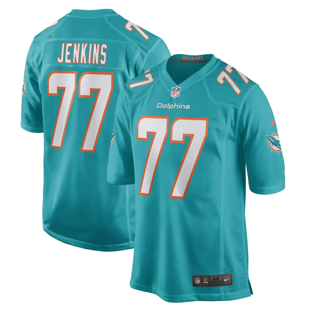 Lids John Jenkins Miami Dolphins Nike Game Player Jersey - Aqua