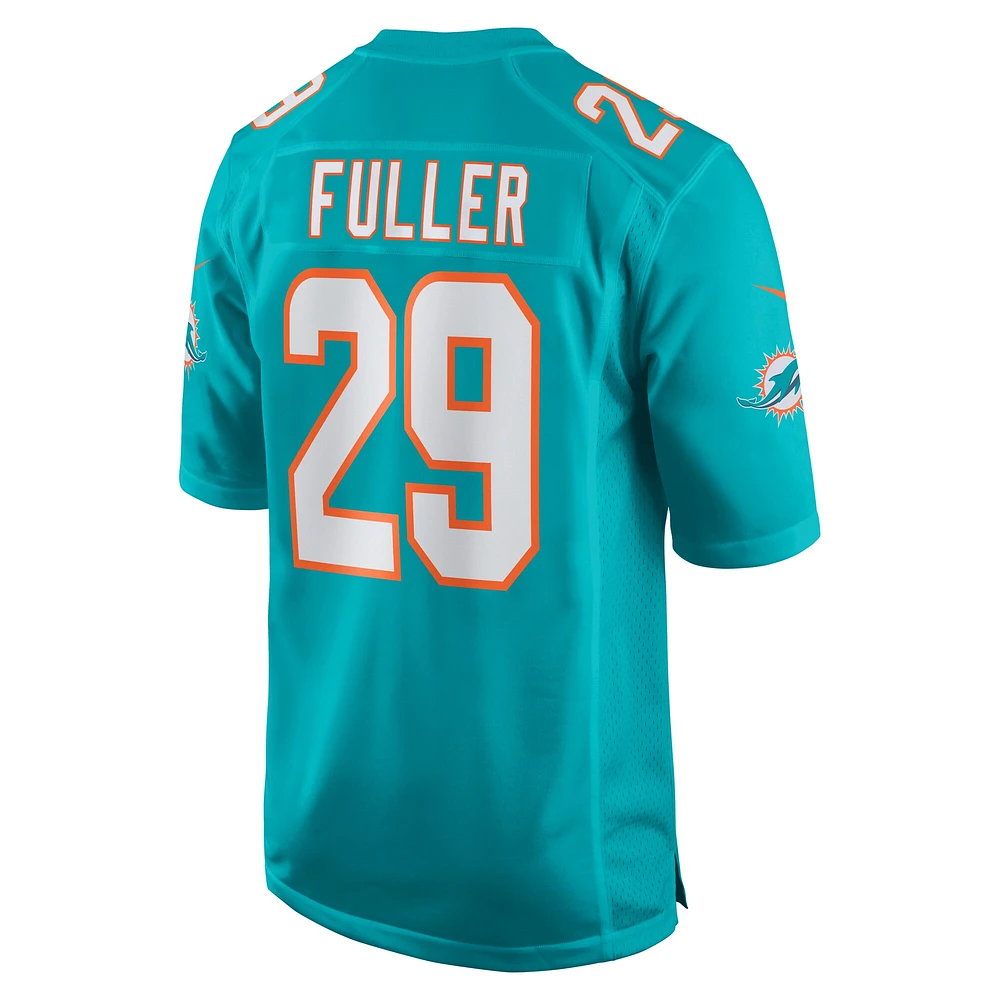 Maillot de match Nike Kendall Fuller Aqua Miami Dolphins pour homme