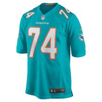 Men's Nike Liam Eichenberg Aqua Miami Dolphins Game Jersey