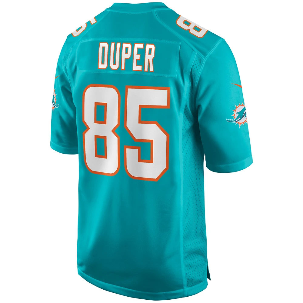 Men's Nike Mark Duper Aqua Miami Dolphins Game Retired Player Jersey