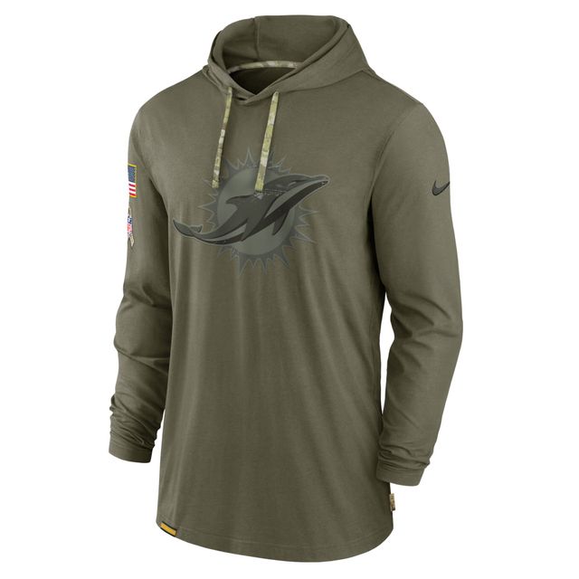 Lids Miami Dolphins Nike 2022 Salute To Service Long Sleeve T-Shirt - Olive