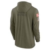 Miami Dolphins Nike 2022 Salute To Service Long Sleeve T Shirt - Mens