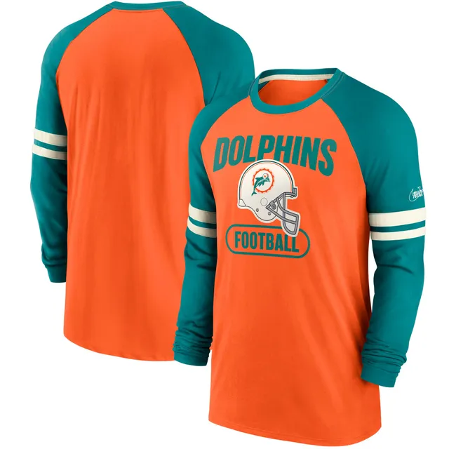 Miami Dolphins Vintage Iconic Hometown Graphic Crew Sweatshirt - Mens