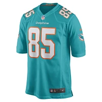 Maillot de joueur jeu Nike River Cracraft Aqua Miami Dolphins pour homme