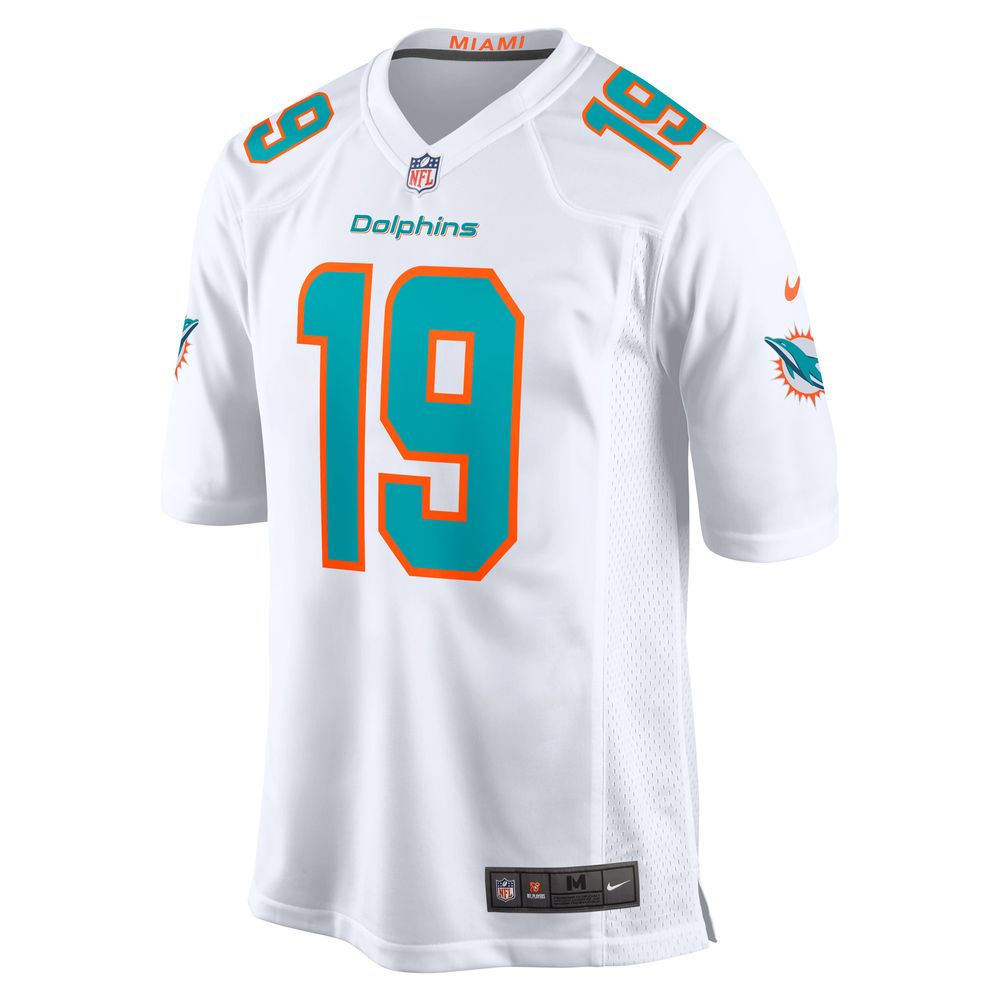 Men's Nike Skylar Thompson White Miami Dolphins Game Player Jersey