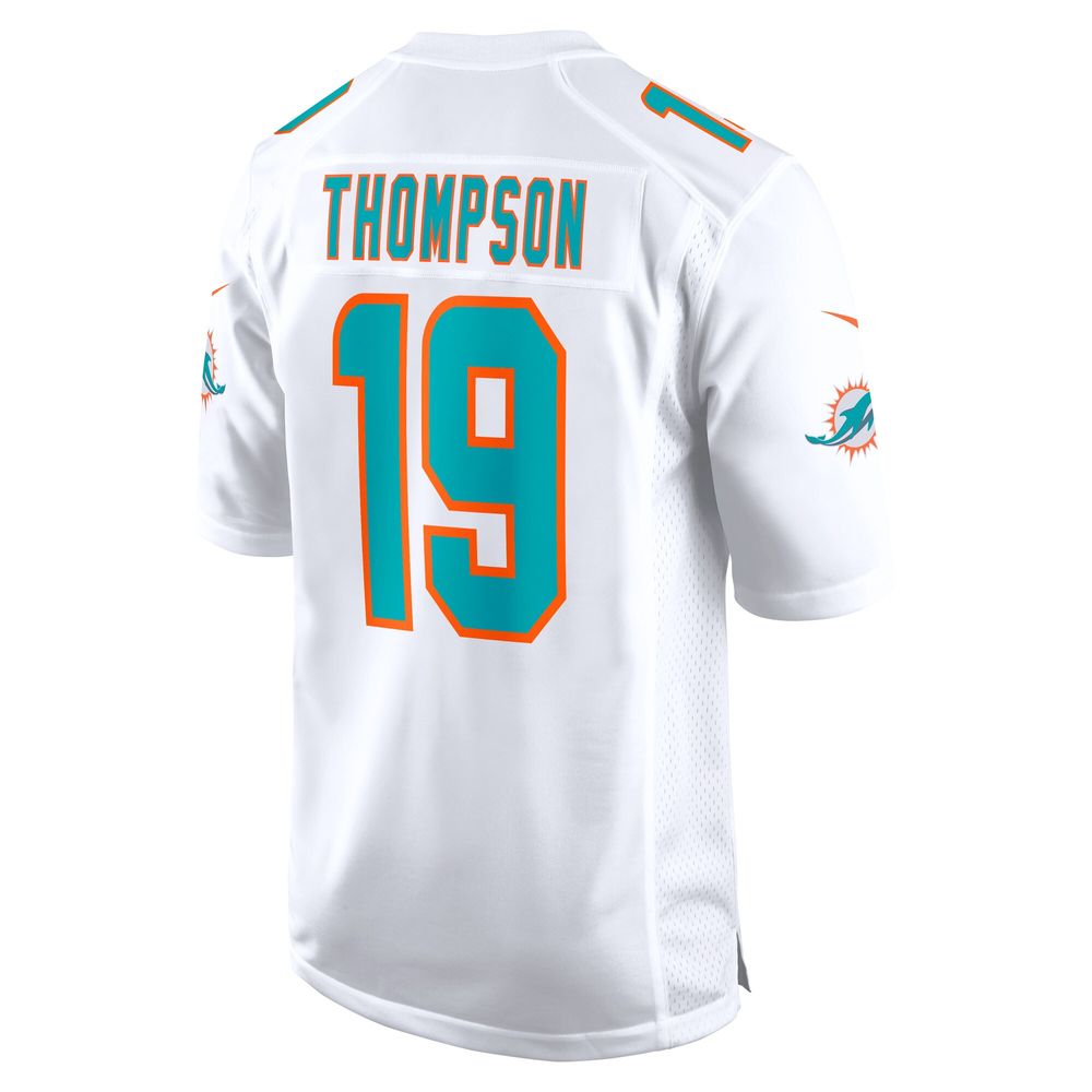 Men's Nike Skylar Thompson White Miami Dolphins Game Player Jersey