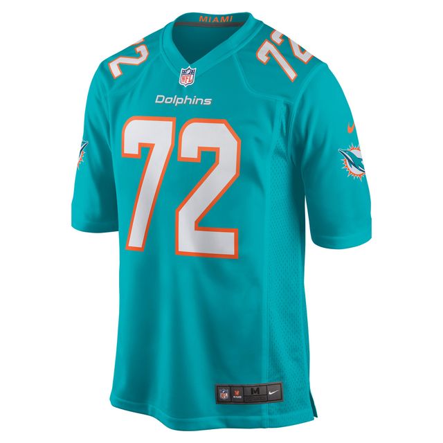Maillot de match Nike Terron Armstead Aqua Miami Dolphins pour homme
