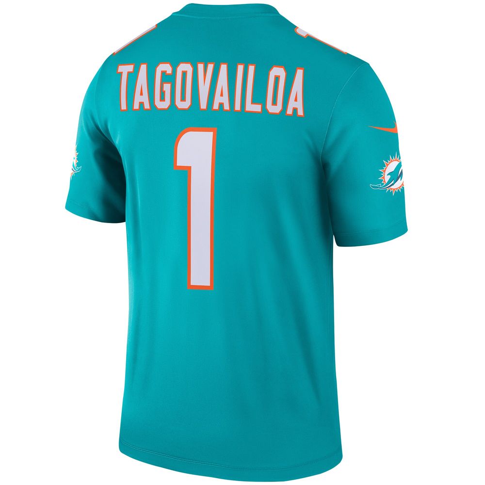 Nike Men's Tua Tagovailoa Aqua Miami Dolphins Legend Jersey - Aqua