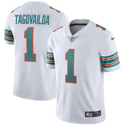 Men's Nike Tua Tagovailoa White Miami Dolphins 2nd Alternate Vapor Limited Jersey