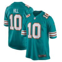 Men's Nike Tyreek Hill Aqua Miami Dolphins Alternate Game Jersey