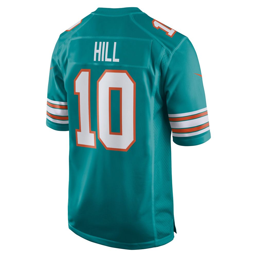 Men's Nike Tyreek Hill Aqua Miami Dolphins Alternate Game Jersey