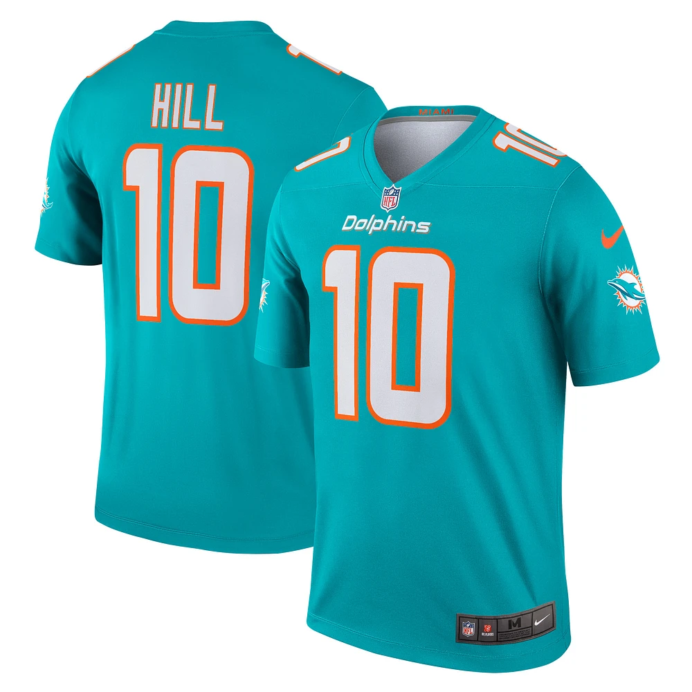 Men's Nike Tyreek Hill Aqua Miami Dolphins Team Legend Jersey
