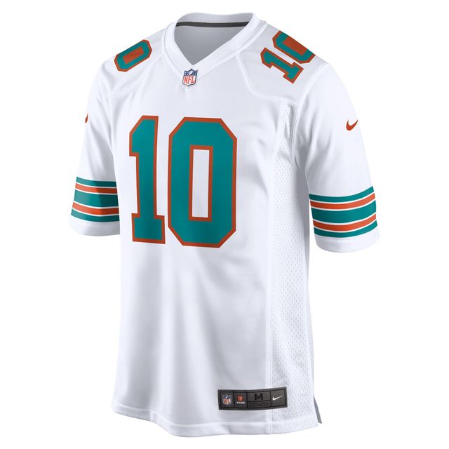 Maillot de match alternatif Nike Tyreek Hill pour hommes des Dolphins Miami, blanc