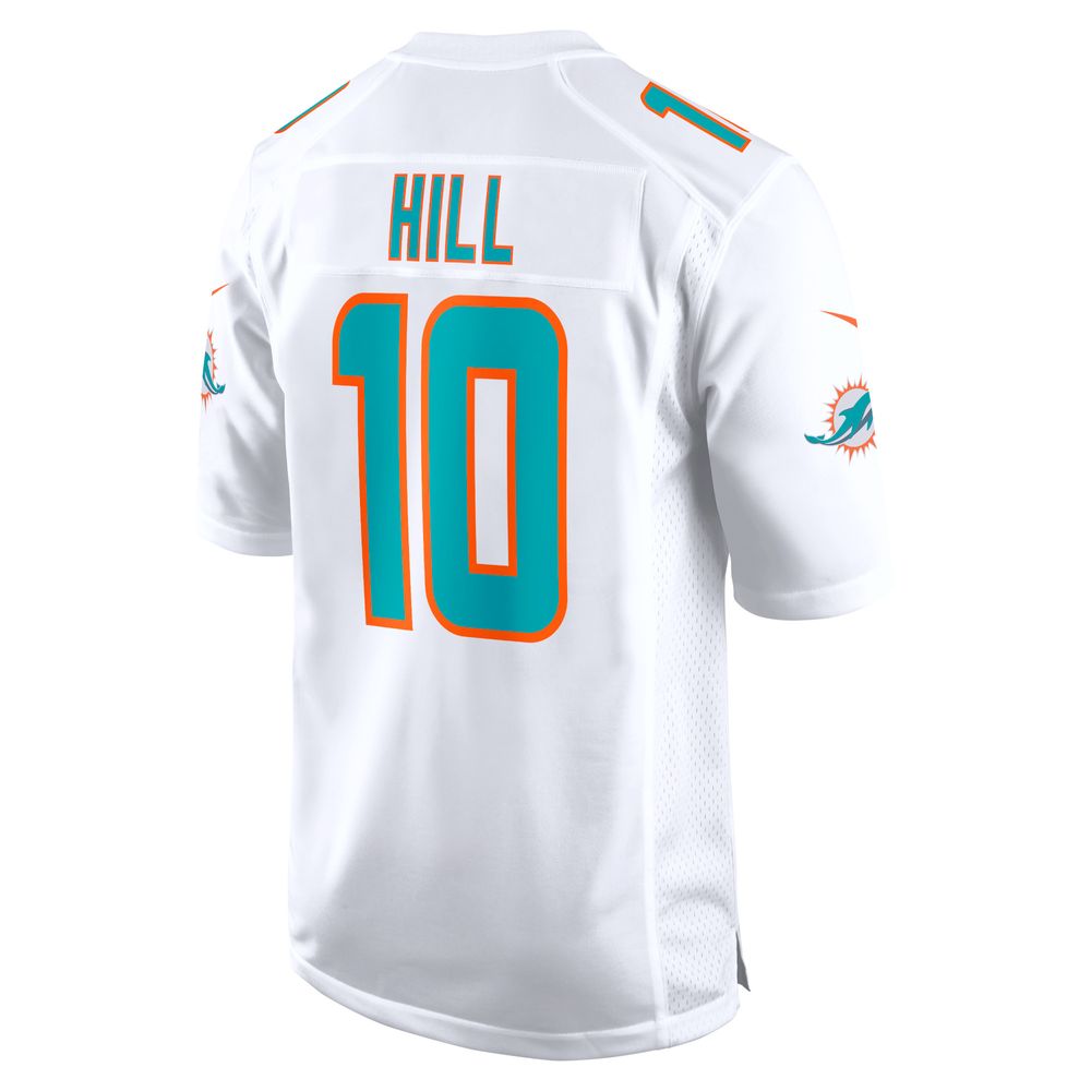 Men's Nike Tyreek Hill White Miami Dolphins Game Jersey