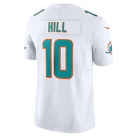 Nike Tyreek Hill pour hommes, blanc, Miami Dolphins Vapor F.U.S.E. Maillot limité