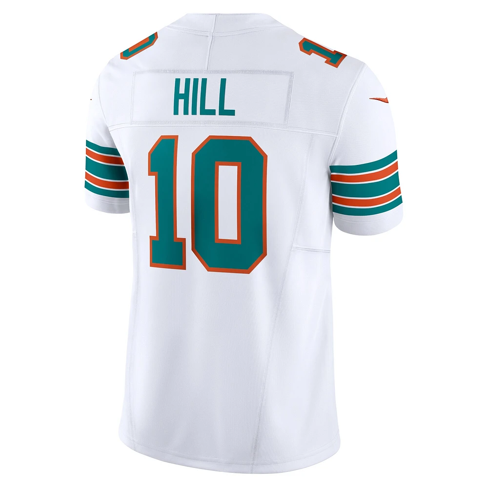 Maillot Nike Tyreek Hill blanc Miami Dolphins Vapor F.U.S.E. Limited pour homme