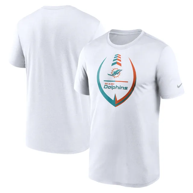 Nike Men's Miami Dolphins Legend Logo Orange T-Shirt