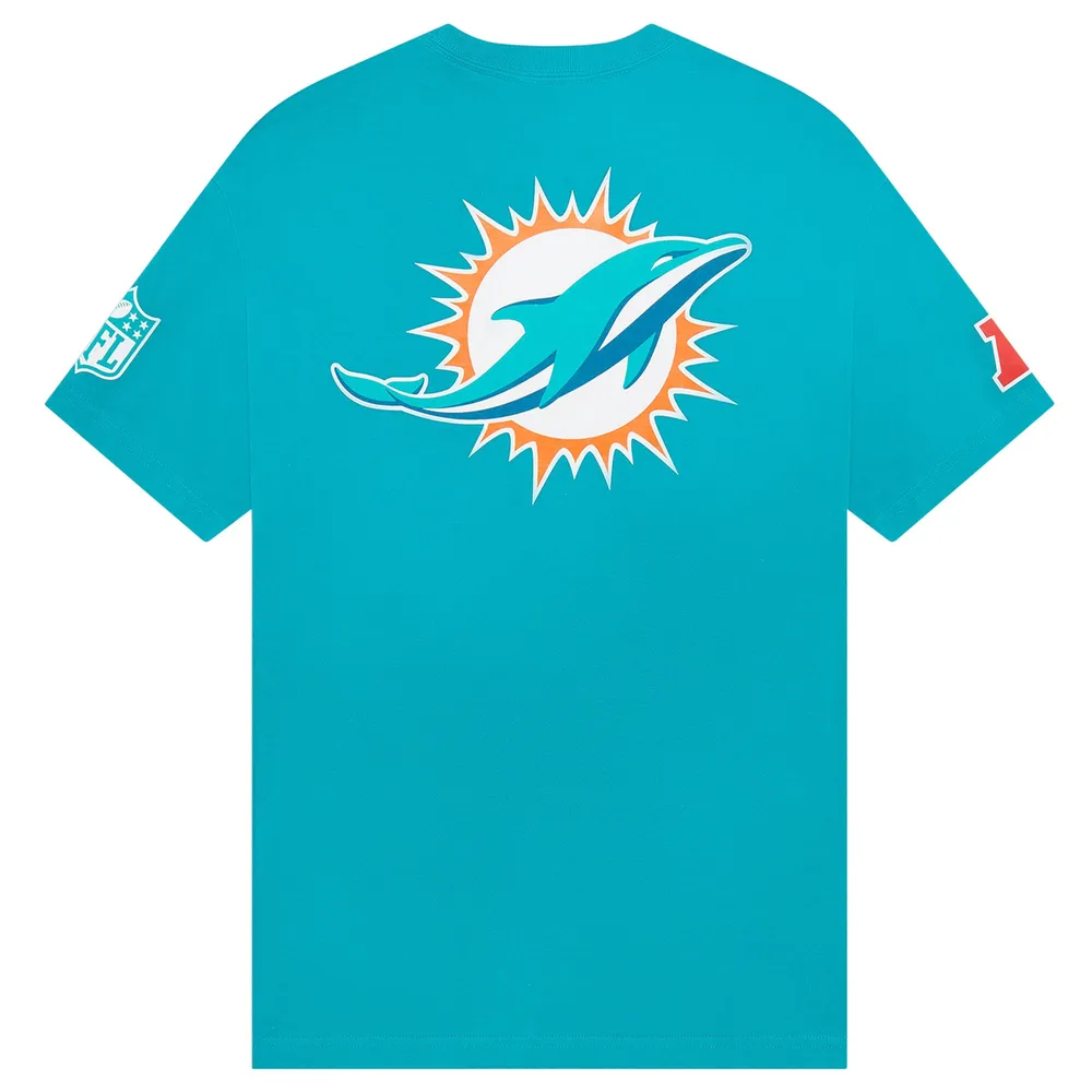 Men's Miami Dolphins OVO Aqua Long Sleeve T-Shirt