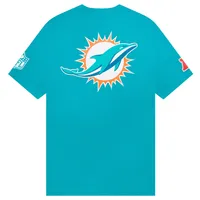 NFL Miami Dolphins with Orange Louis Vuitton Logo Turquoise Hawaiian Shirt  - Owl Fashion Shop