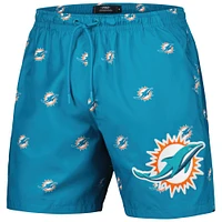 Short avec mini logo imprimé sur l'ensemble Pro Standard Aqua Miami Dolphins pour hommes