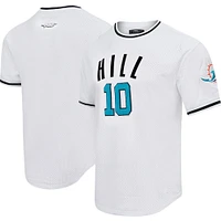 Men's Pro Standard Tyreek Hill White Miami Dolphins Mesh Player Name & Number Top