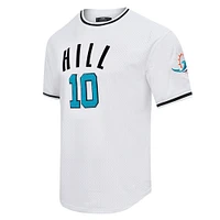 Men's Pro Standard Tyreek Hill White Miami Dolphins Mesh Player Name & Number Top