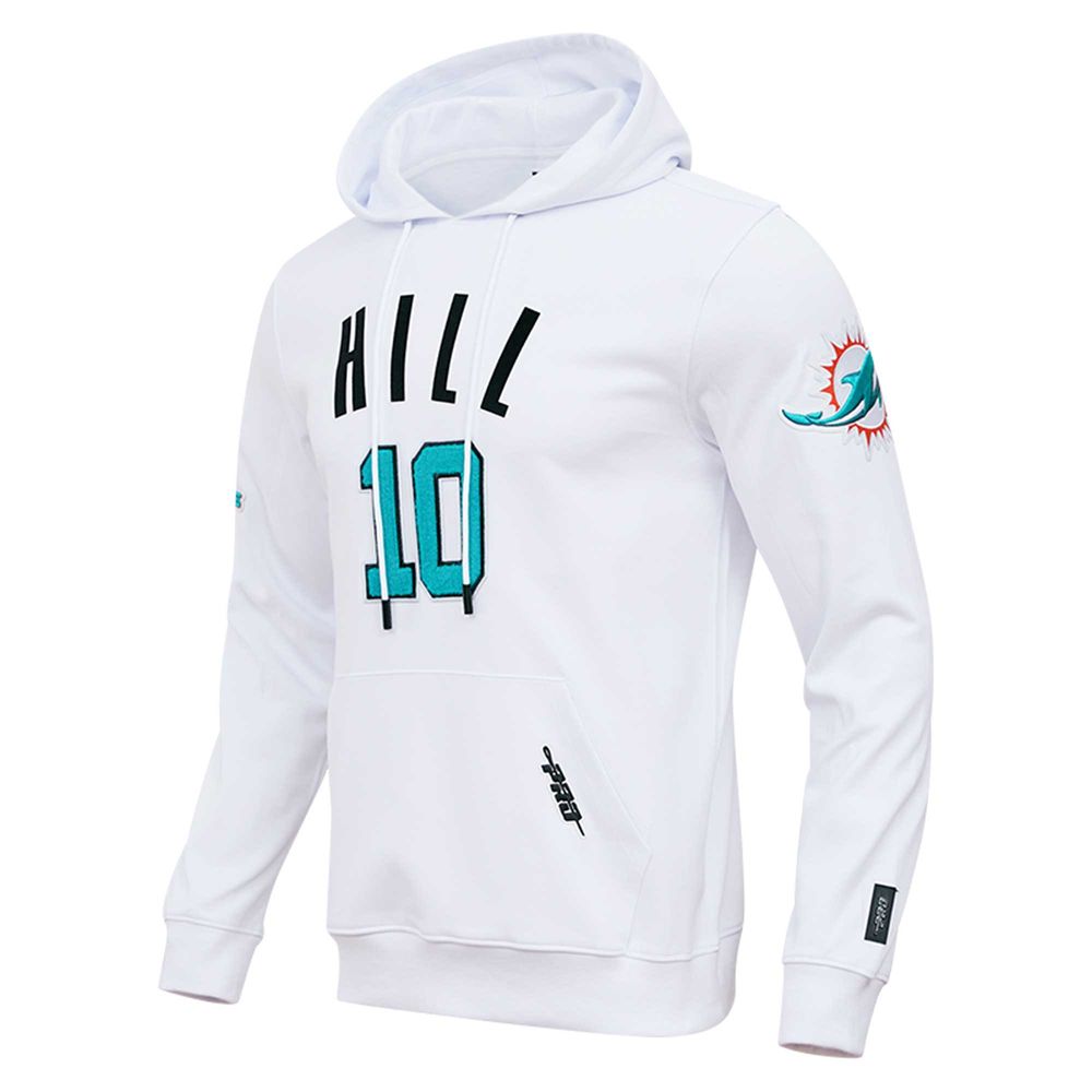 Lids Tyreek Hill Miami Dolphins Pro Standard Player Name & Number Hoodie T- Shirt - White