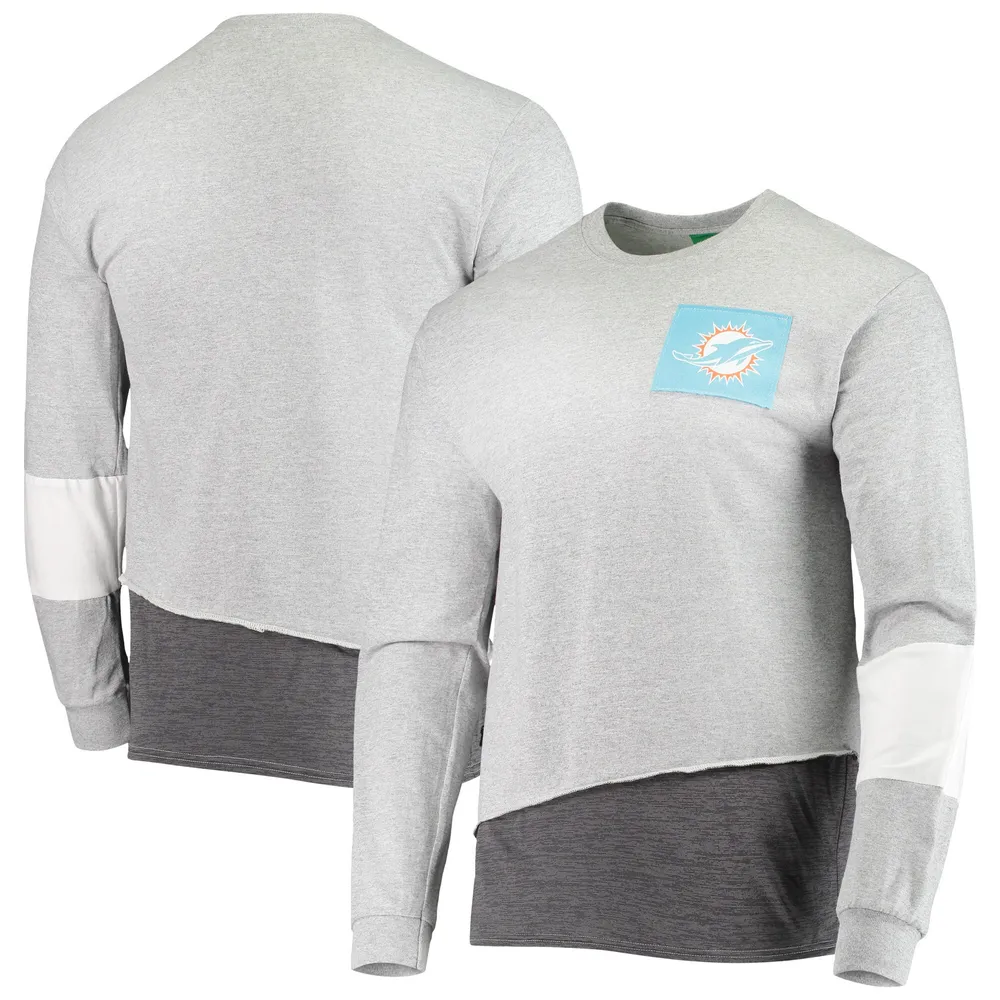 Refried Apparel Men's Refried Apparel Heather Gray Cleveland Browns  Sustainable Angle Long Sleeve T-Shirt