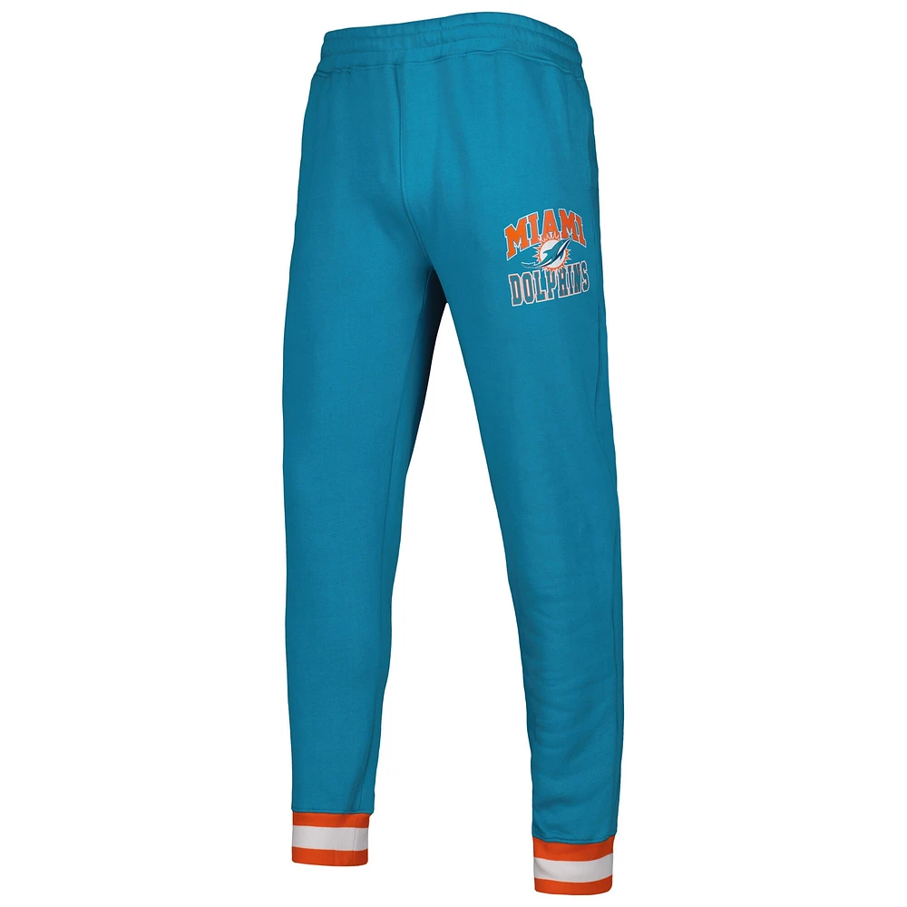 Pantalon de jogging en molleton Starter Aqua Miami Dolphins Blitz pour homme