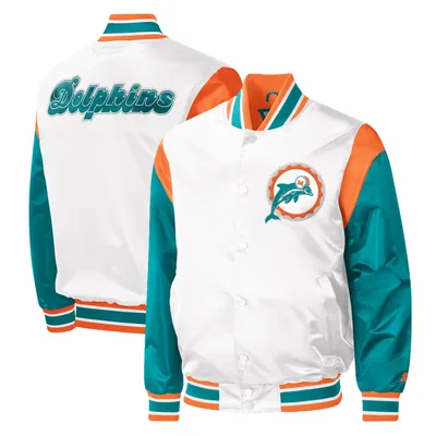 Miami Dolphins NFL Starter Vintage Full Zip Team Jacket