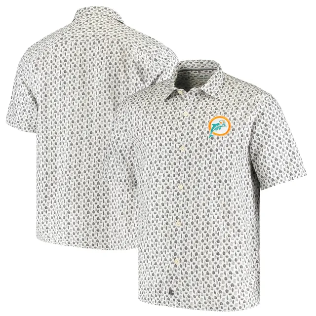 Miami Dolphins Americana Cutter & Buck Stretch Oxford Stripe Mens Long  Sleeve Dress Shirt - Cutter & Buck