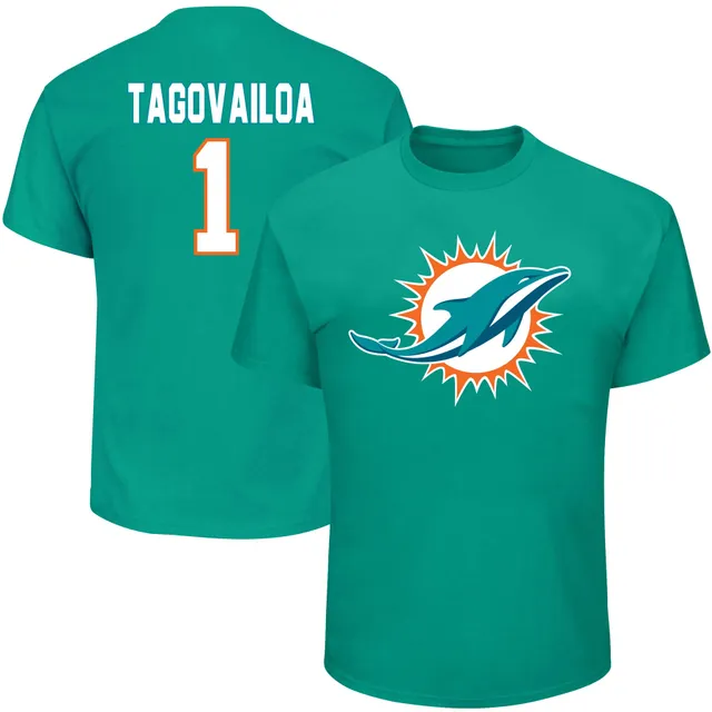 Lids Tua Tagovailoa Miami Dolphins Toddler Mainliner Player Name & Number T- Shirt - Aqua