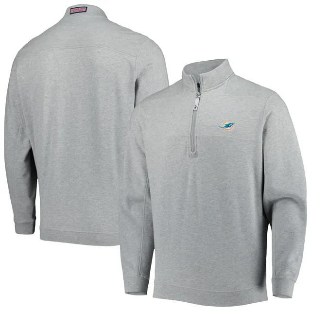 Detroit Lions Vineyard Vines Shep Shirt Quarter-Zip Sweatshirt - Heather  Gray