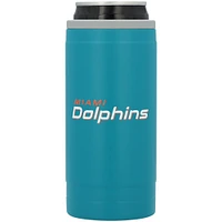 Miami Dolphins 12oz. Flipside Powdercoat Slim Can Cooler