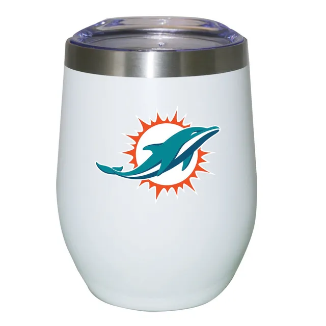 Lids Miami Dolphins 12oz. Personalized Opal Wine Tumbler