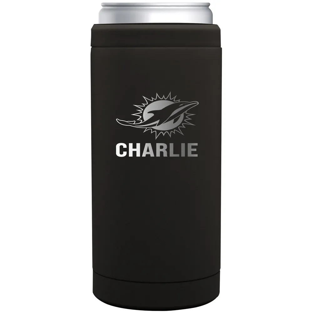 Lids Miami Dolphins 12oz. Personalized Stainless Steel Slim Can Cooler