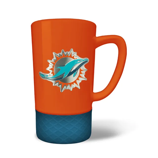 Lids Miami Dolphins 15oz. Personalized Stemless Glass Tumbler