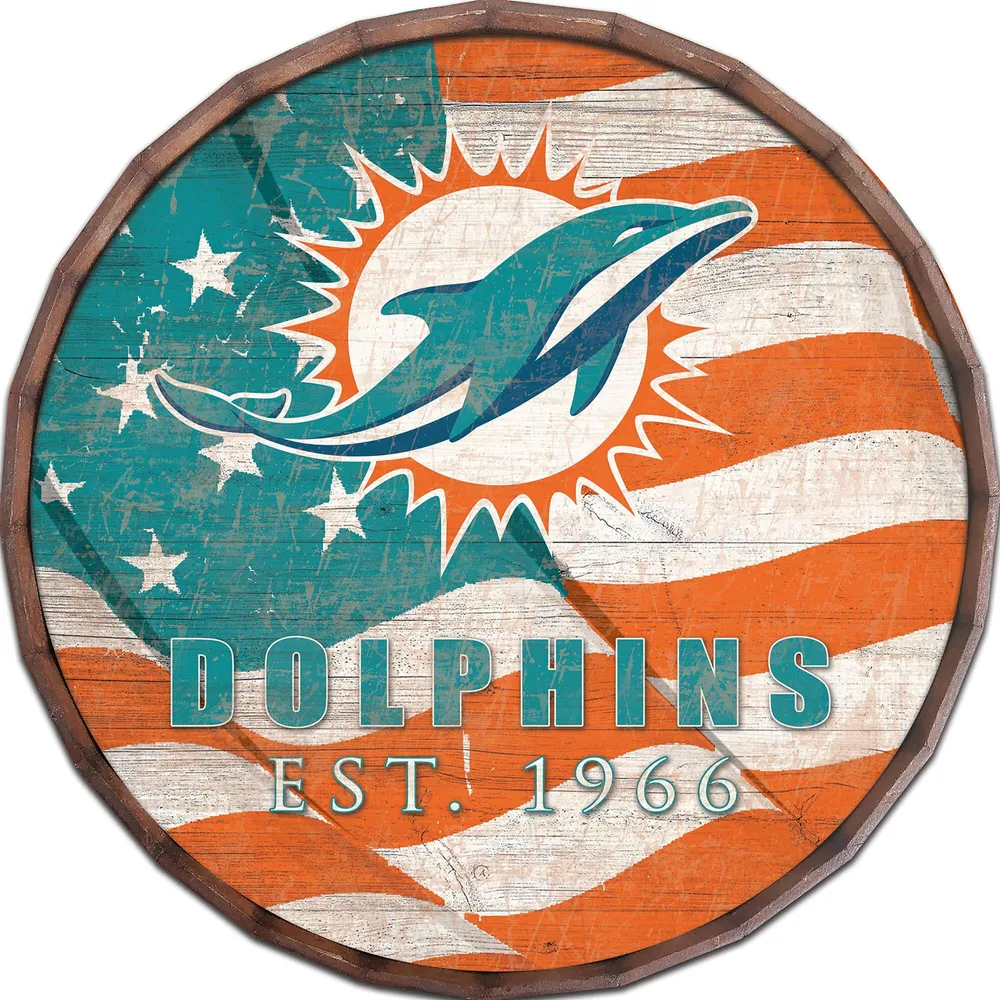 Miami Dolphins 16'' Team Color Logo Cutout