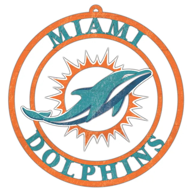 Lids Miami Dolphins 30'' x 18'' Logo Turf Mat - Brown