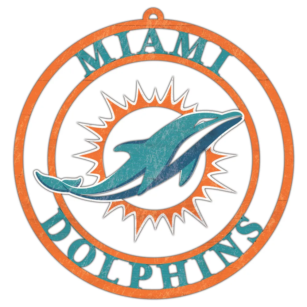 Lids Miami Dolphins 16'' Team Color Logo Cutout