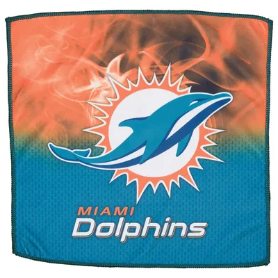 Miami Dolphins 16'' x 16'' On Fire Bowling Towel