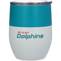 Miami Dolphins 16oz. Colorblock Stainless Steel Curved Tumbler