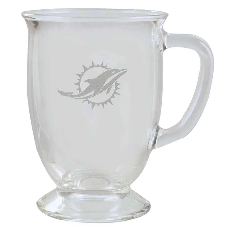 Lids Miami Dolphins 16oz. Etched Cafe Mug