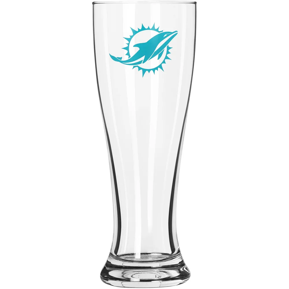 Lids Miami Dolphins 16oz. Game Day Pilsner Glass