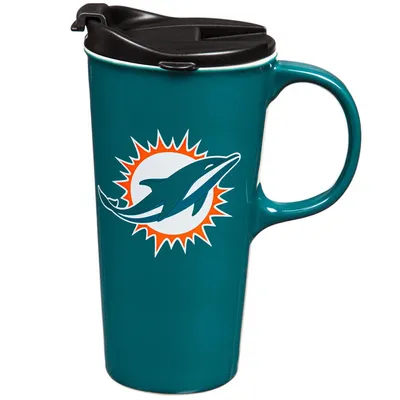 Miami Dolphins 17oz. Travel Latte Mug with Gift Box