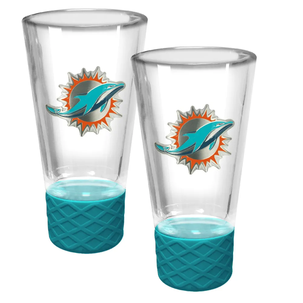 Lids Miami Dolphins 2-Pack Cheer Shot Set with Silicone Grip