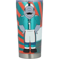 Dauphins de Miami 20 oz. Gobelet mascotte en acier inoxydable